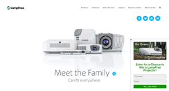 Desktop Screenshot of casioprojector.com